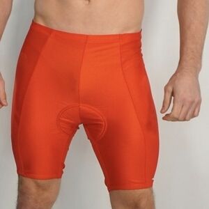 Men's Red Padded Cycling Shorts XL